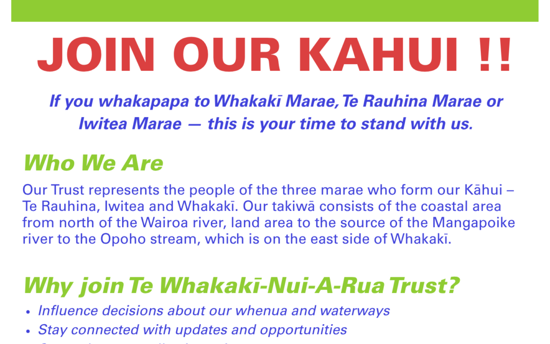 Join Our Kahui !!